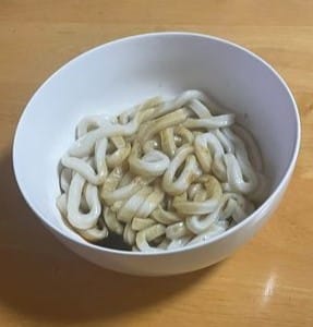 トッピングなし伊勢うどん